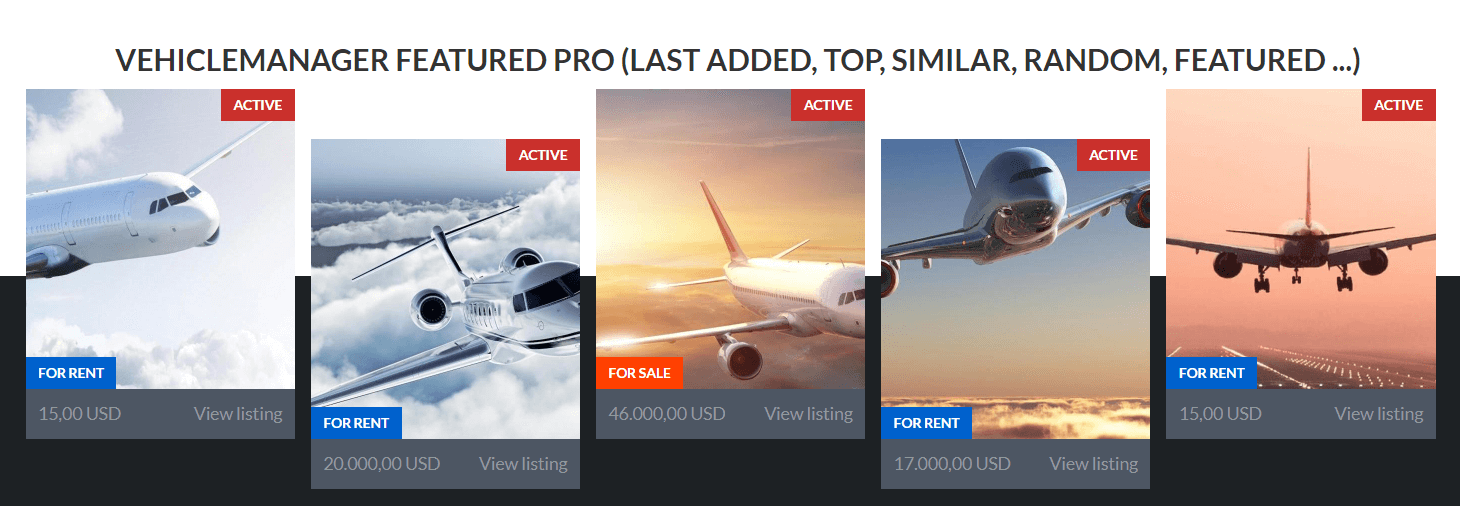 Airline Website Template list