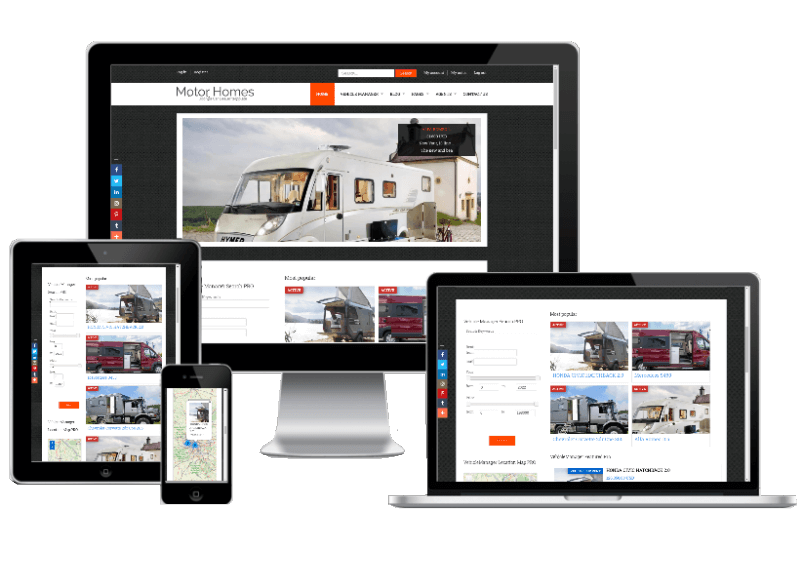 Motorhomes - Joomla Car Dealer template