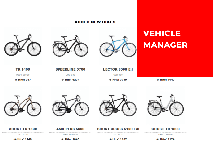 bike joomla template vehicle