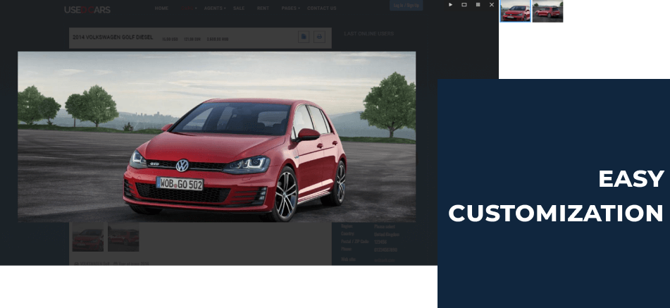 automotive joomla template customization