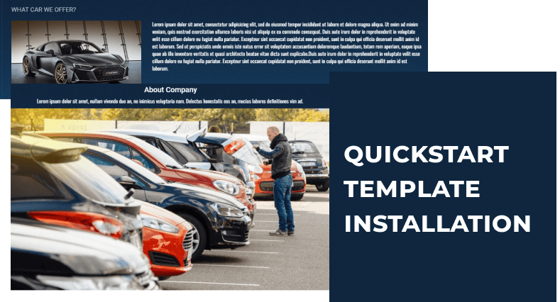 automotive joomla template quickstart