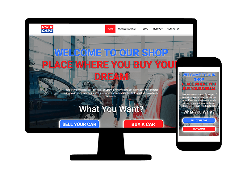 Used Cars, Automotive Joomla Template