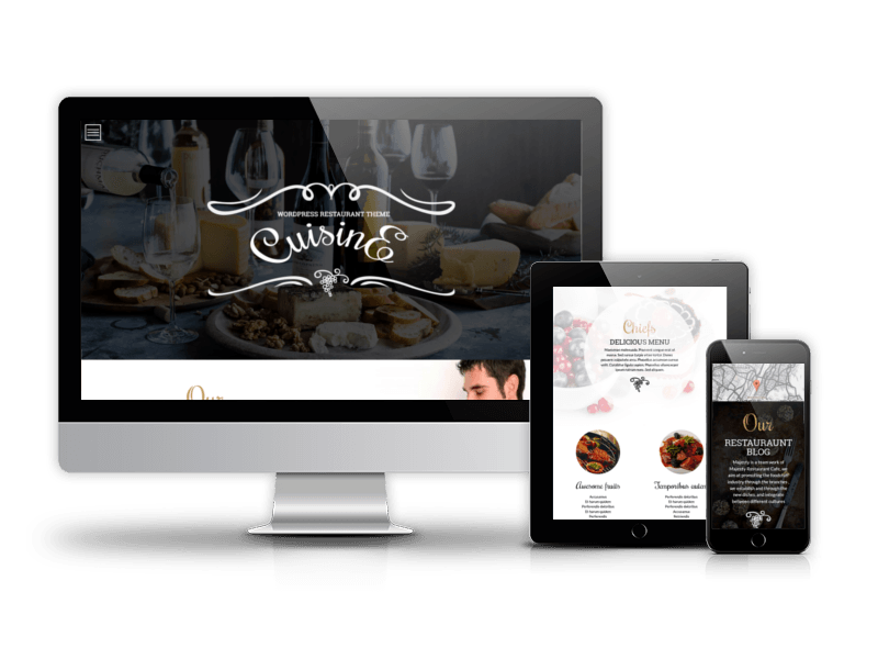 Joomla Restaurant template Cuisine