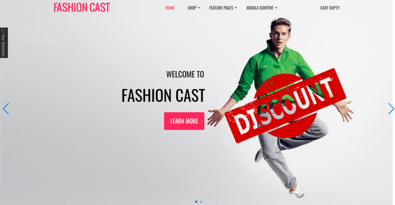 fashion cast joomla virtuemart template main manu