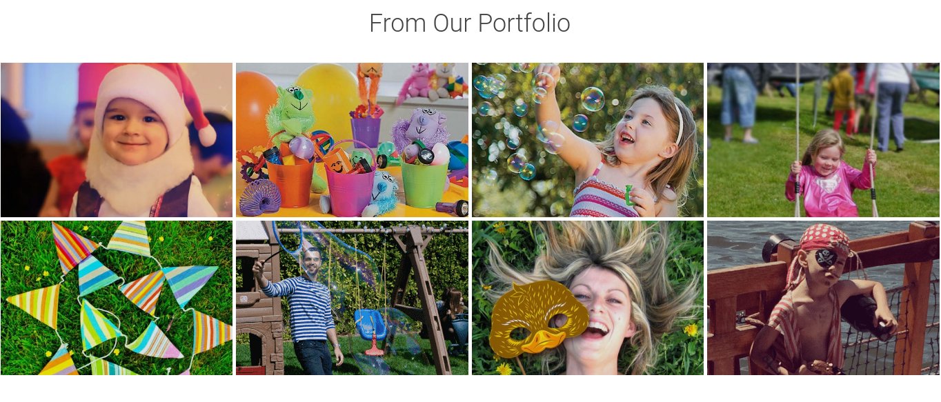 Kids Website Template portfolio