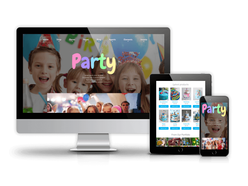 Kids Website Template