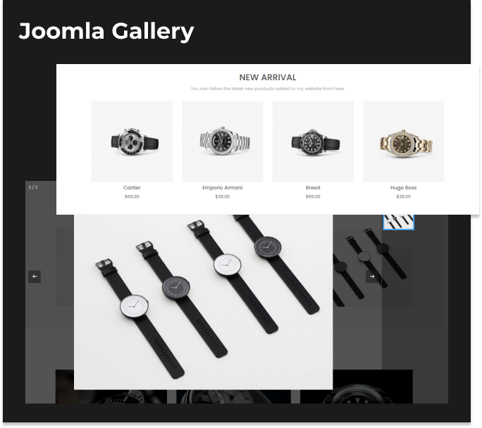 watches shop free joomla template gallery