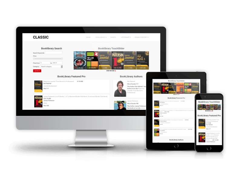 Classic - Ebook Website Template