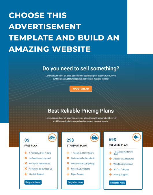 joomla advertisement template build amazing website