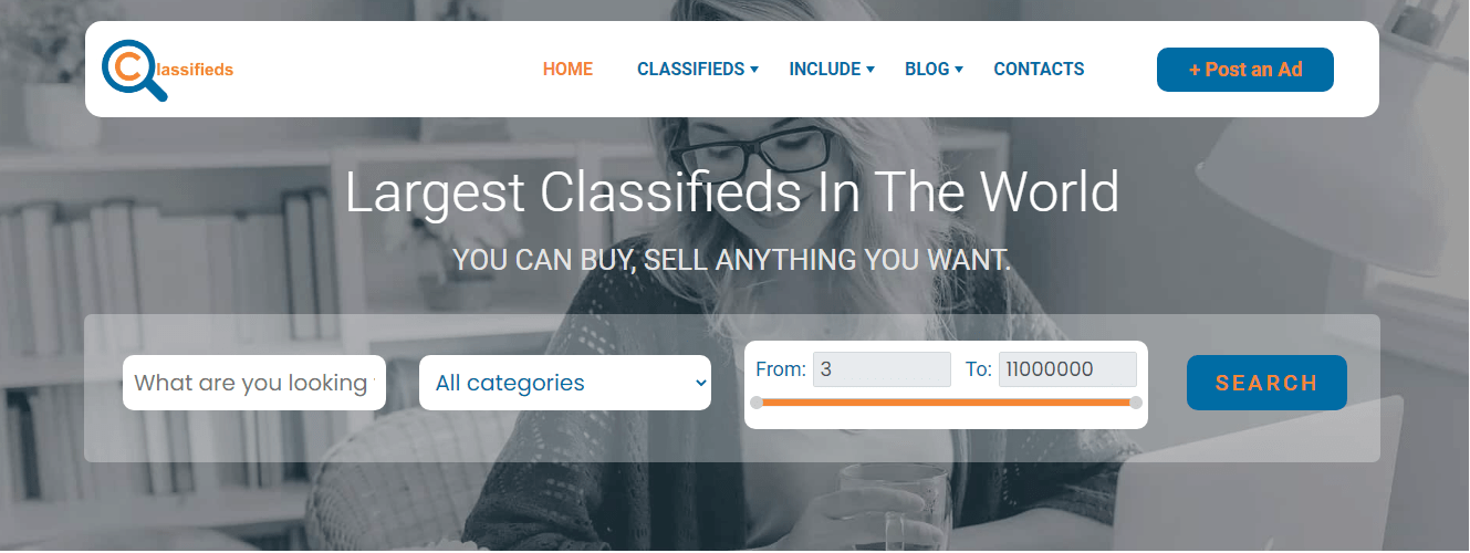 joomla clasifieds template main