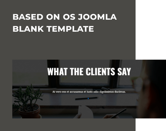 joomla one page template blank template