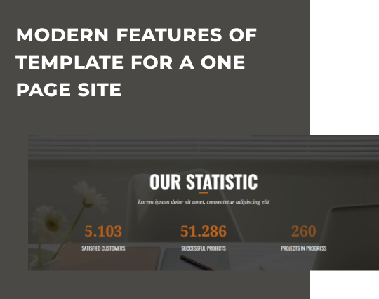 joomla one page template features