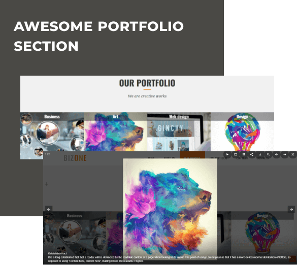 Artist Portfolio Joomla Template #52414 - TemplateMonster