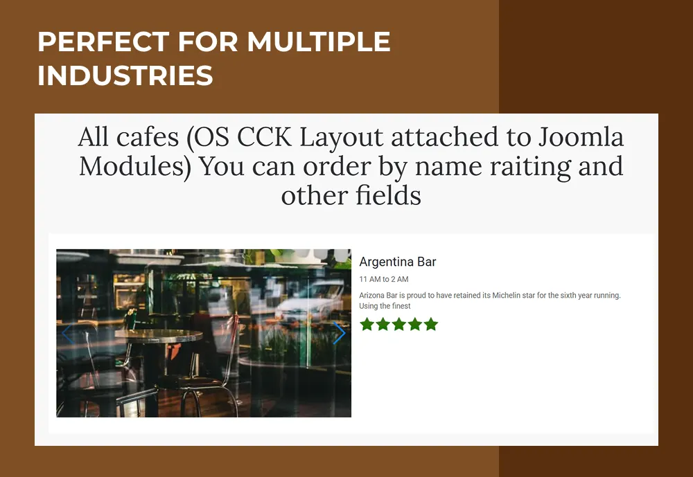 classic joomla website builder template multiple industries