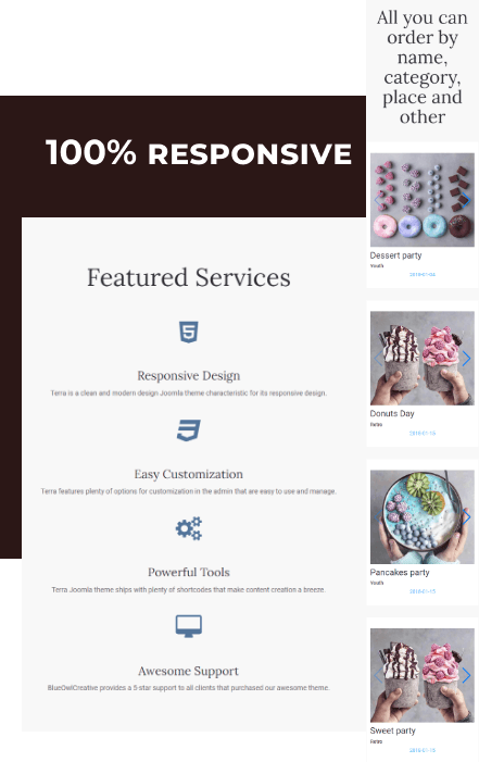 classic website builder template responsive