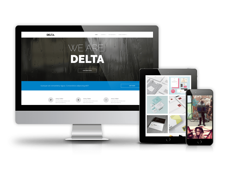 Delta creative Joomla template