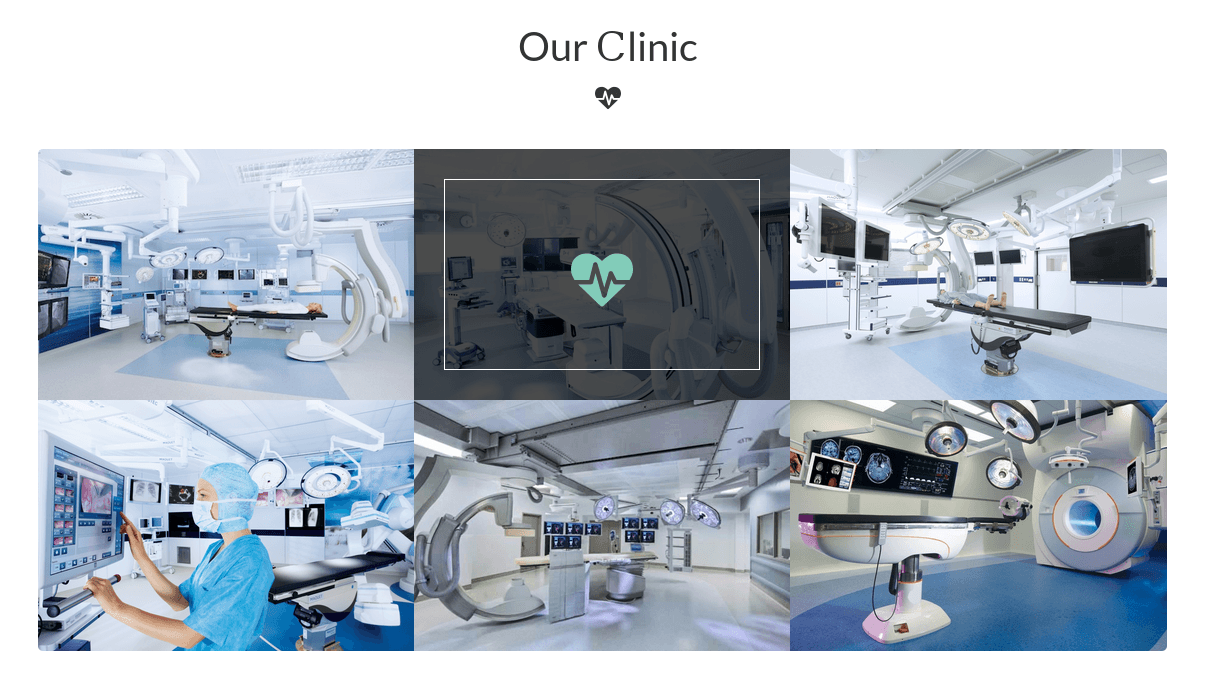 Gallery in Medical Joomla Template