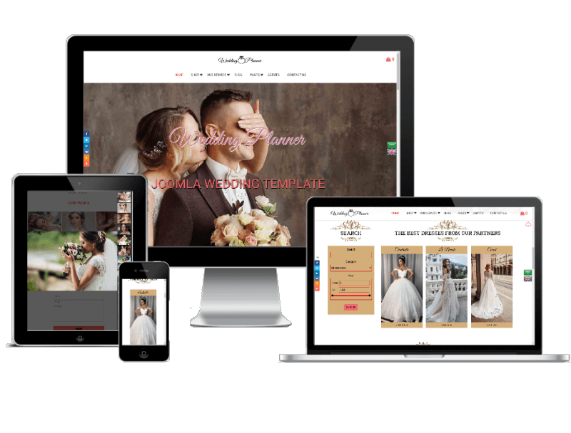 Wedding Planner Website Template