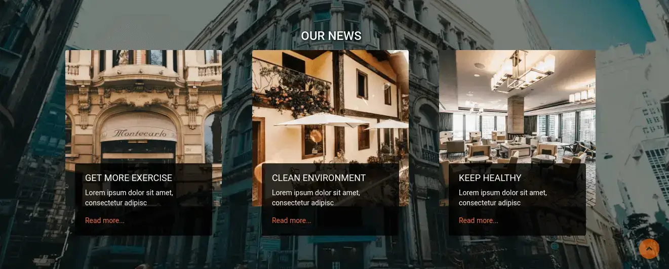 real estate website template news