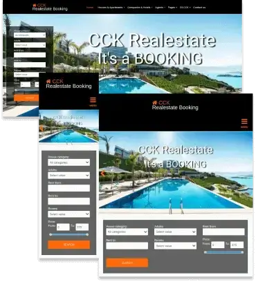 real estate website template responsive