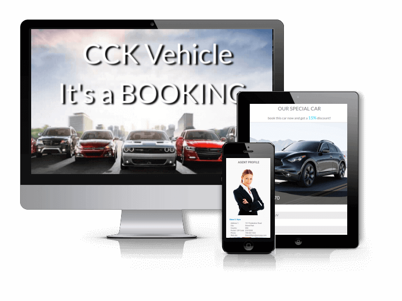 Vehicle Booking - car rental website template