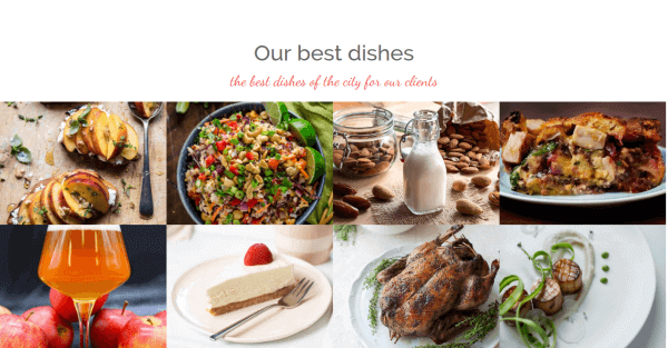 Demonstrate best dishes in restaurant joomla template