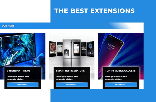 gadgets store ecommerce joomla template extensions