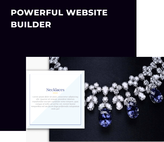 jewelry joomla ecommerce template website builder
