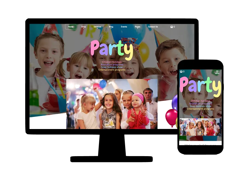 Kids Website Template