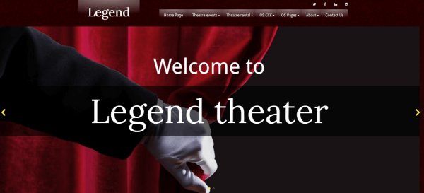 Theater Website Template