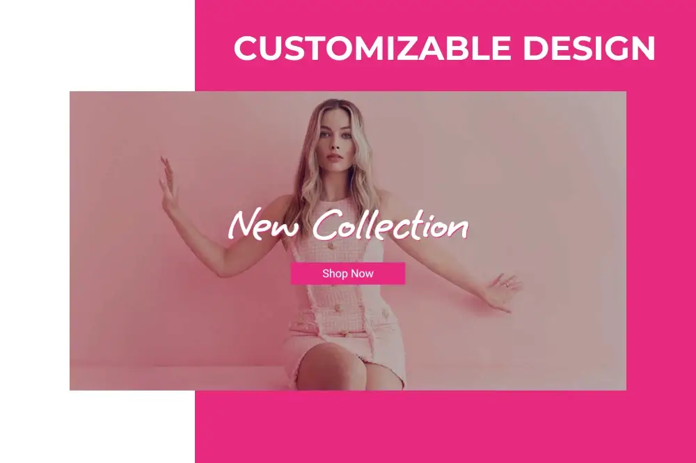 fashion shop customizable design