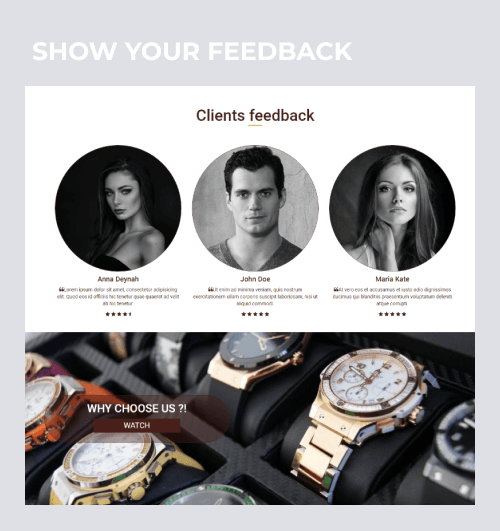 watches shop virtuemart joomla template feedback