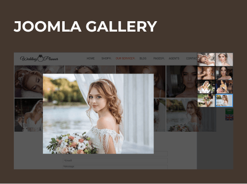 wedding planner website template joomla gallery