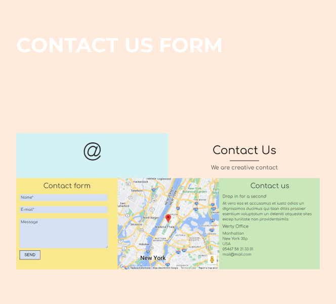 human wordpress theme contact form