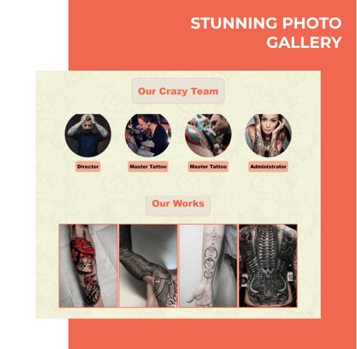 ink tattoo wordpress theme photo gallery