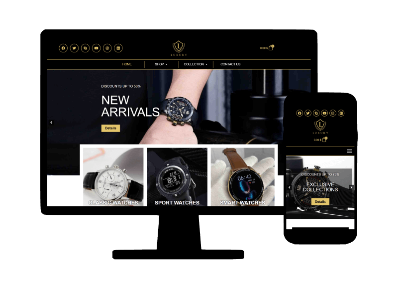 WooCommerce WordPress theme Luxury