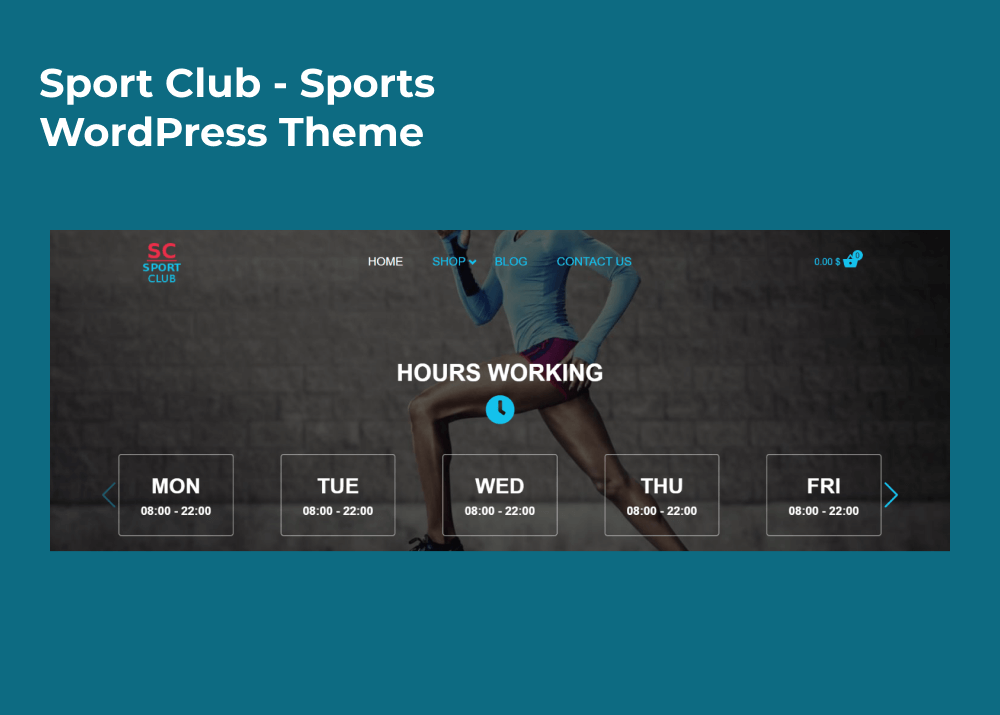 sport club sports wordpress theme main