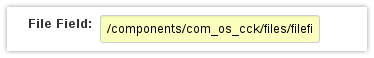 File Field in Joomla CCK