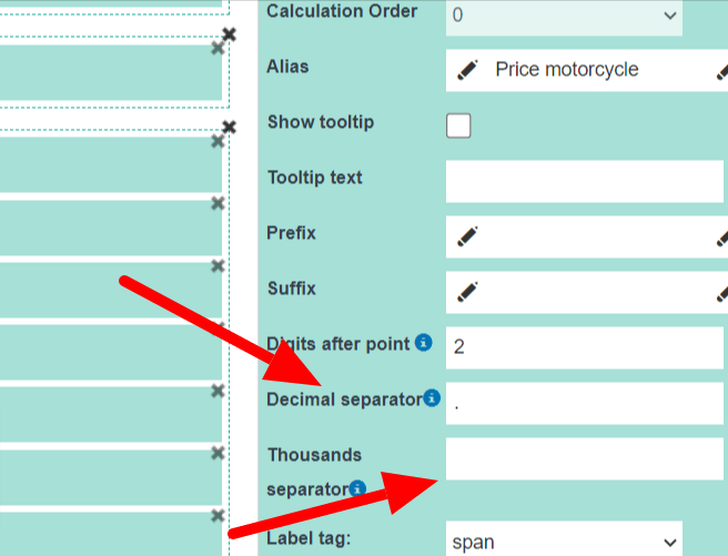 joomla cck thousands price delimiter settings