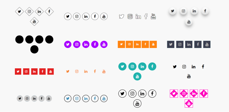 Joomla CCK library Social Icons