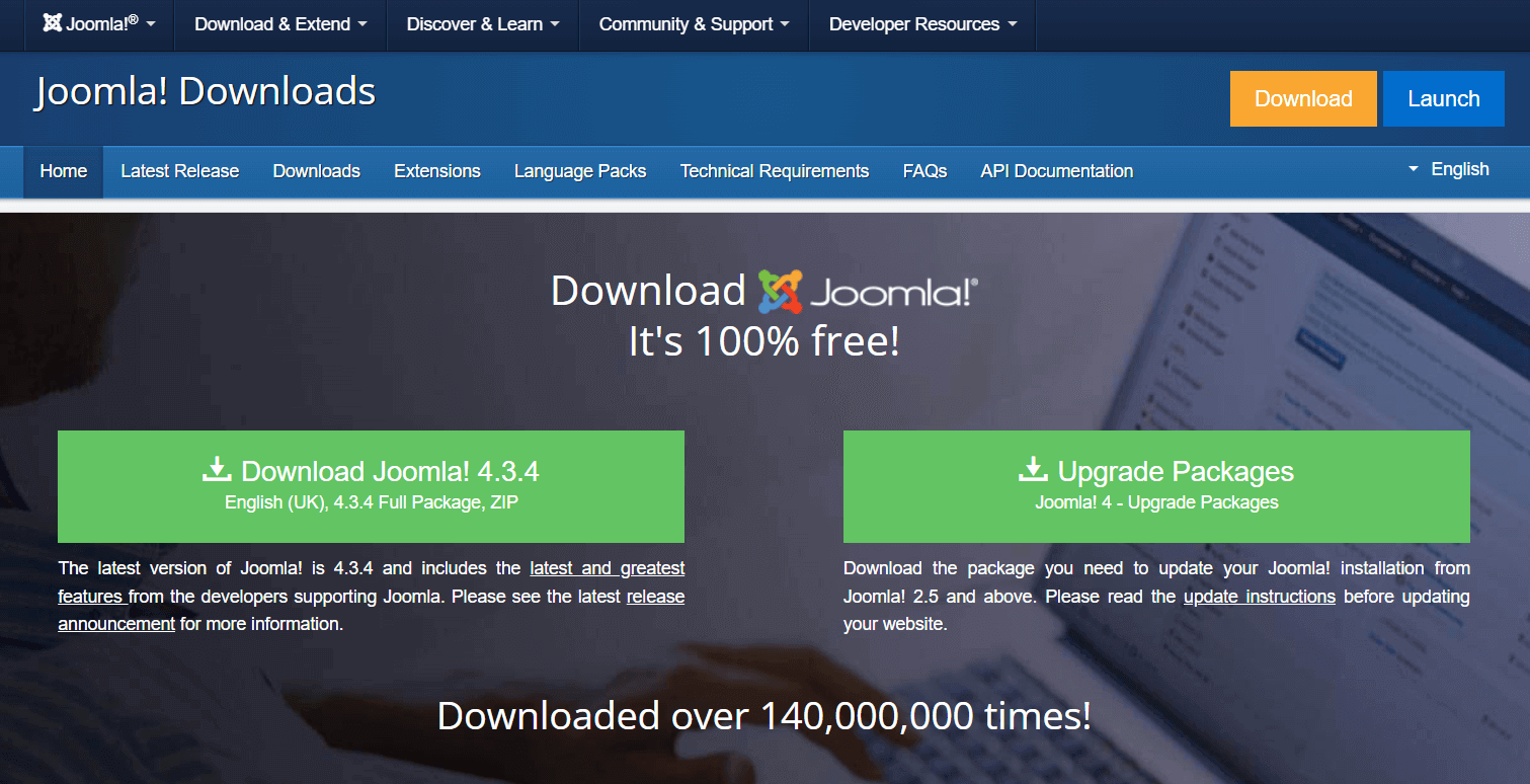 joomla main