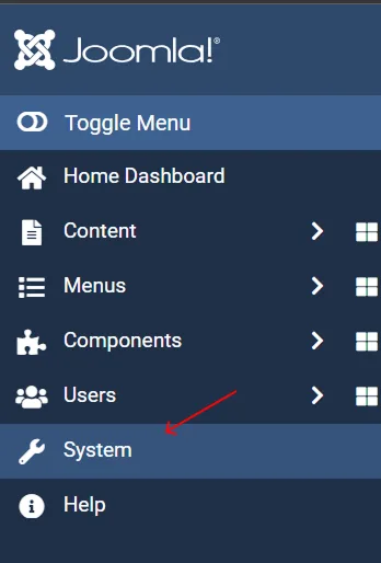 joomla overrides to system