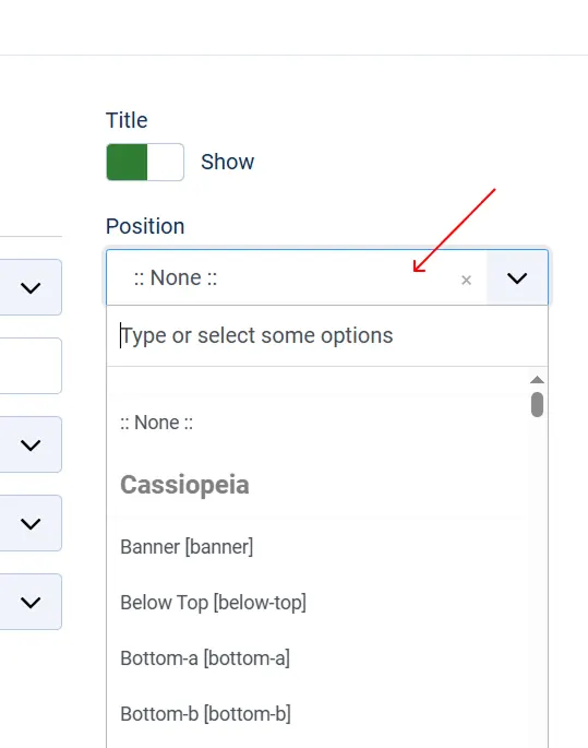 joomla positions module position choose joomla positions module position choose