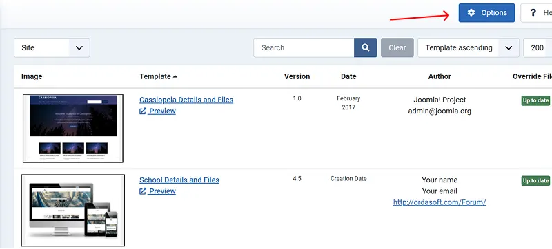 joomla positions templates options joomla positions templates options