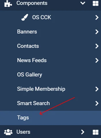 joomla tags to tags
