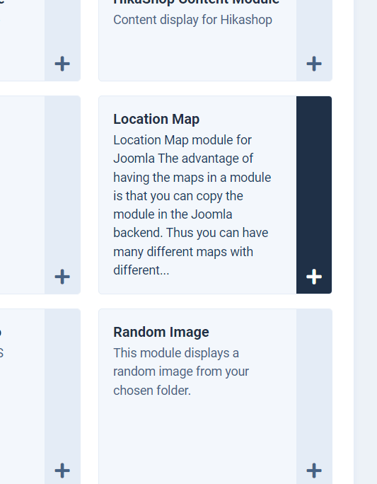 how to add map location map module