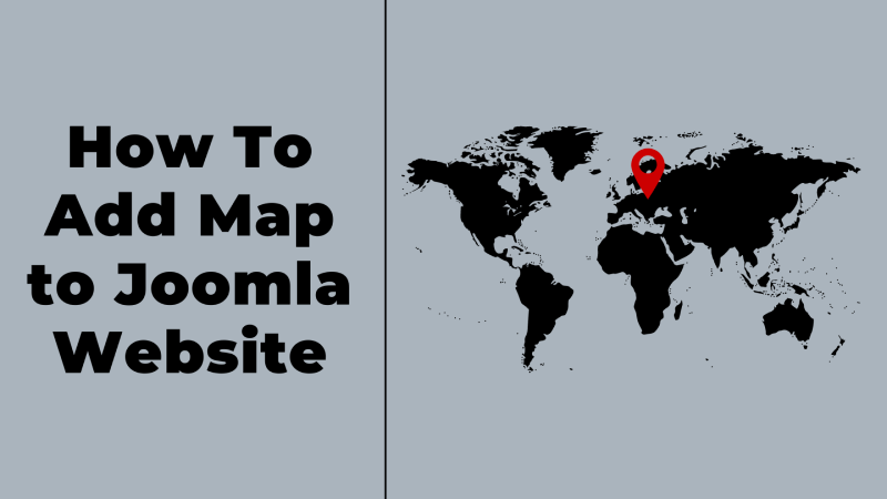 how to add map to joomla website