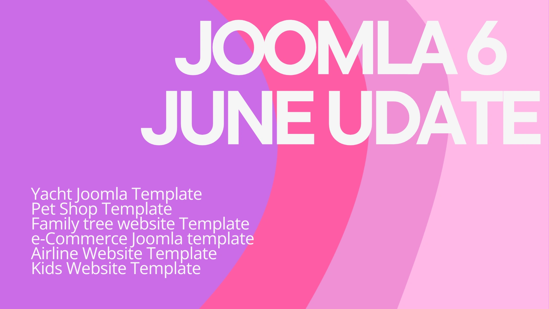 joomla 6 june update