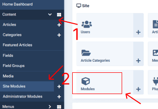 install-joomla module joomla 5 site modules