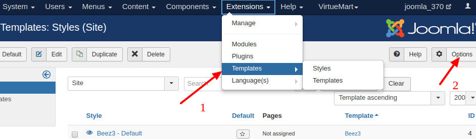 options button - How to show joomla module in joomla modules positions